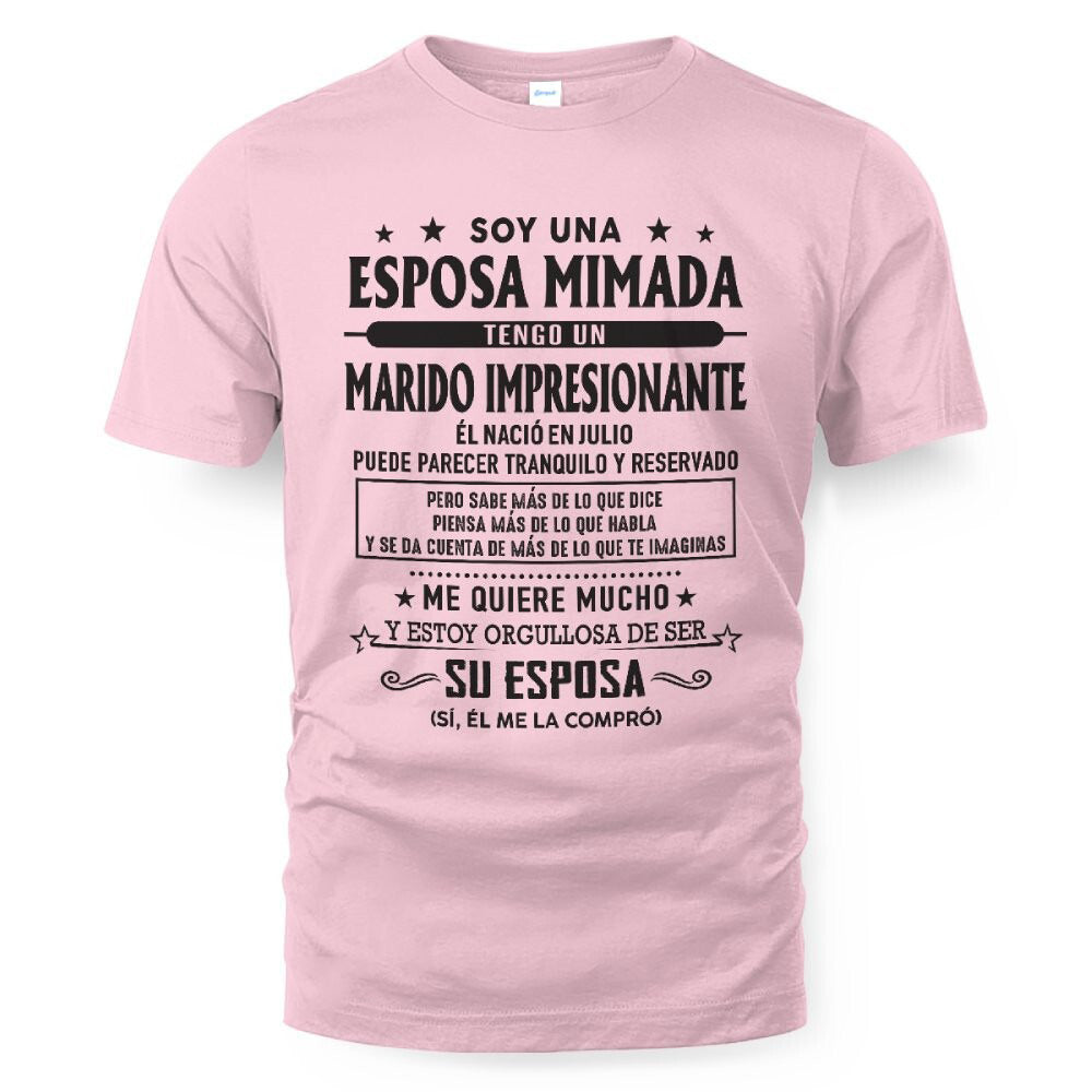 Julio – Esposo increíble nacido en julio – Regalo especial para tu esposa – LUNA07 (SKU03-11-07)
