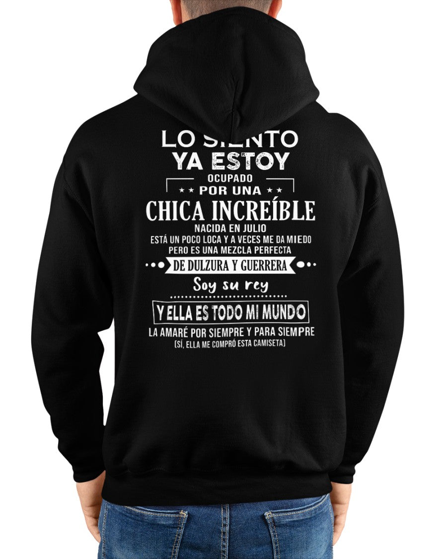 Lo siento chicas, ya estoy pillado - Mi novia está un poco loca y es adorable - Regalo especial para tu novio o esposo - (LUNA04-156-07) - SNOW07
