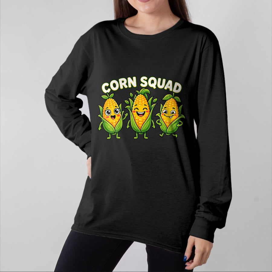 Best Farmer Life Shirt, Funny Farmer UnisexT-Shirt/Hoodie/Sweatshirt HLT00 - Cute Corn Squad Family Matching Group Sweet Corn Fun T-Shirt