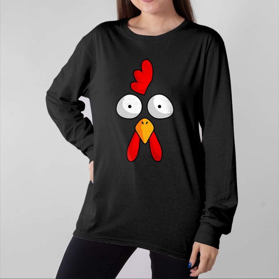 Best Farmer Life Shirt, Funny Farmer UnisexT-Shirt/Hoodie/Sweatshirt HLT00 - Chicken Face Rooster Halloween Costume Farm Poultry T-Shirt Small