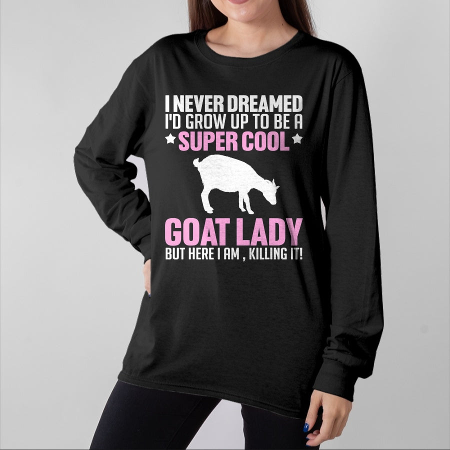 Best Farmer Life Shirt, Funny Farmer UnisexT-Shirt/Hoodie/Sweatshirt HLT00 - Cute Goat Art For Women Girls Kids Goat Lover Farm Whisperer T-Shirt
