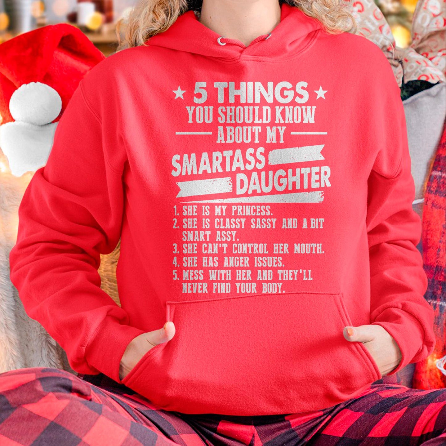 5 Things You Should Know About My Smartass Daughter - Gift for Daughter from Mom - LUNA00