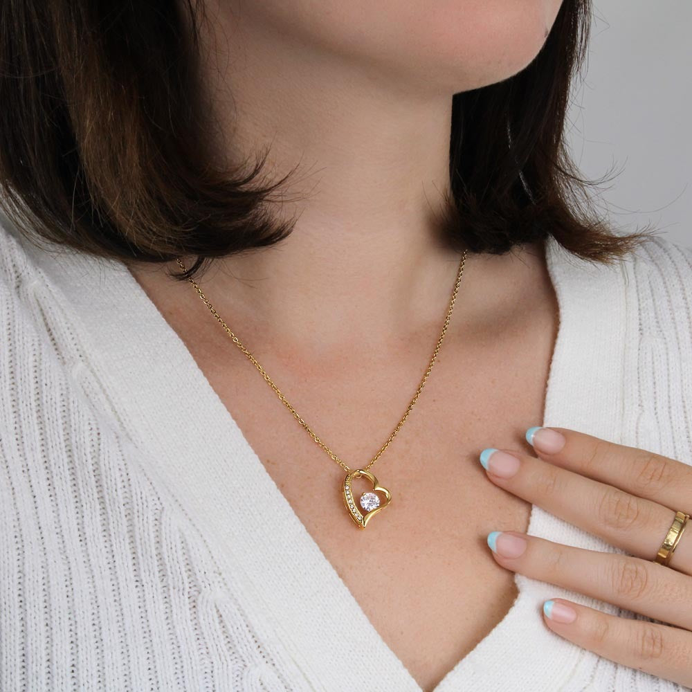 TO MY LOVE FROM HLUNABAND NECKLACE - PERFECT GIFT FOR VALENTINE - Premium Forever Love Necklace (SKUJ12-295)