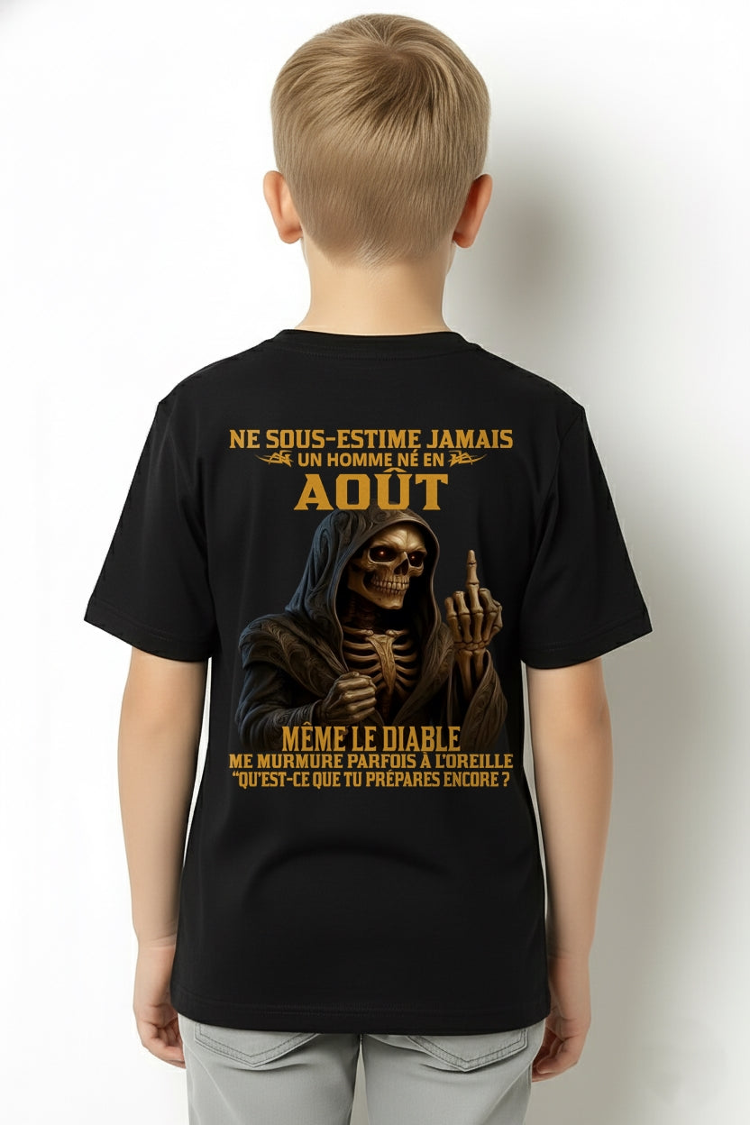 NE SOUS-ESTIME JAMAIS UN HOMME NÉ EN AOÛT Fr08 LUNA08 male (SKU12-305-08)