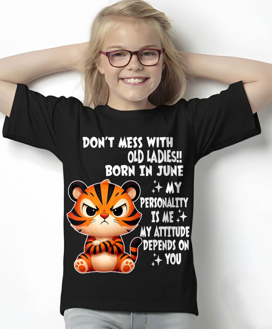 JUNE SHIRT, MY ATTITUDE DEPENDS ON YOU - FMA LUNA06 (SKU2604-60-06)