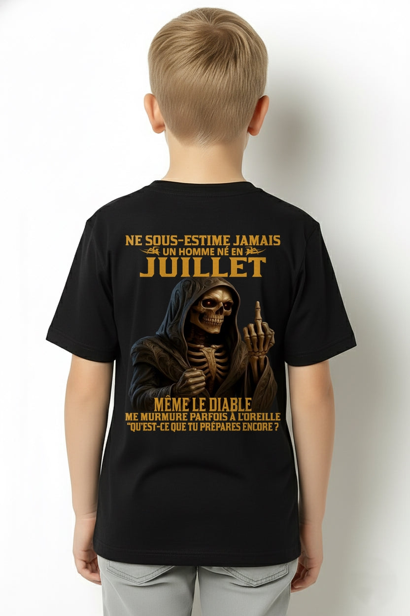 NE SOUS-ESTIME JAMAIS UN HOMME NÉ EN JUILLET Fr07 LUNA07 male (SKU12-305-07)
