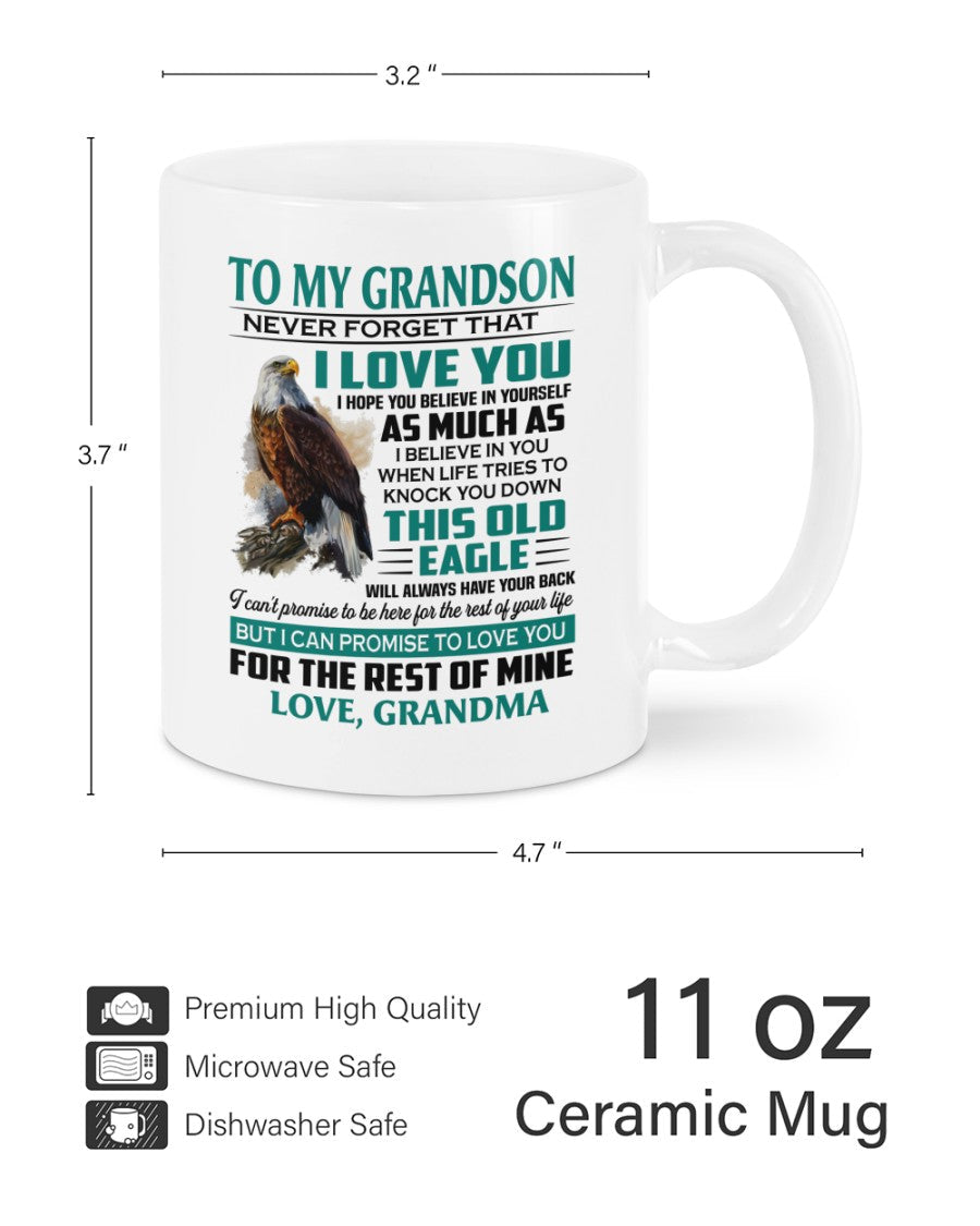 TO GRANDSON MUG 02 - GIFT FROM GRANDMA - LUNA00