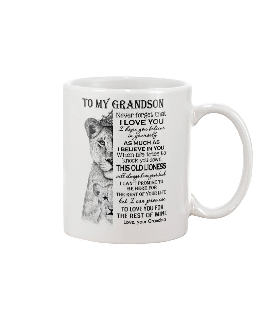 TO GRANDSON MUG 04 - GIFT FROM GRANDMA - LUNA00