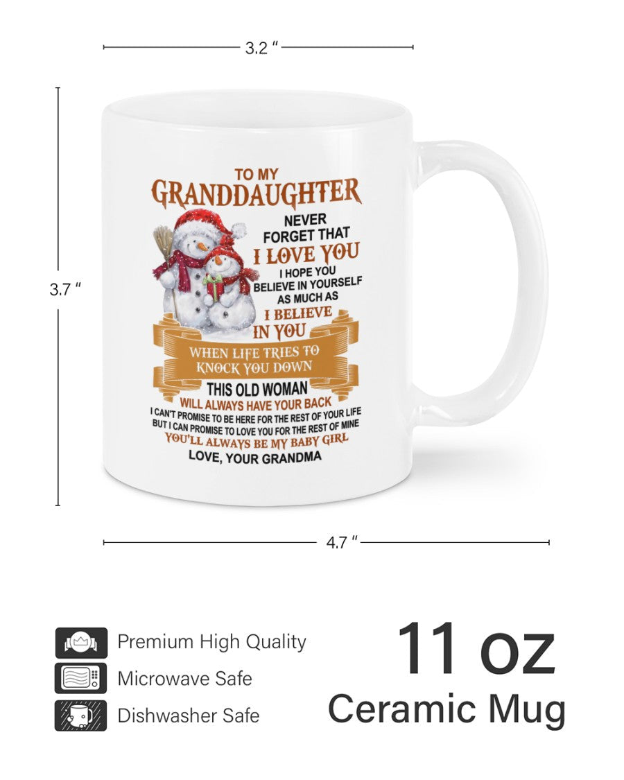 TO GRANDDAUGHTER MUG 03 - GIFT FROM GRANDMA - LUNA00 (SKUG12-285)