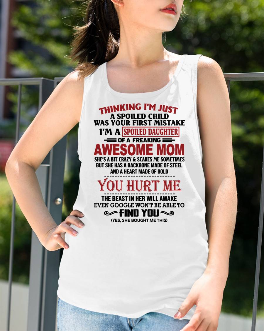 TO MY DAUGHTER - SPOILED DAUGHTER - PERFECT GIFT FOR DAUGHTER - GIFT FROM MOM - LUNA00 (SKU10-151-00)