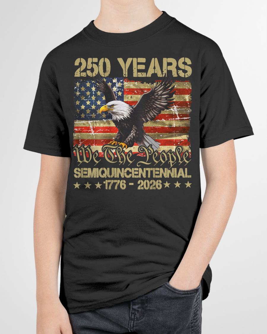 U.S 250th BIRTHDAY T-SHIRT - LUNA250 (SKU26T-0184)