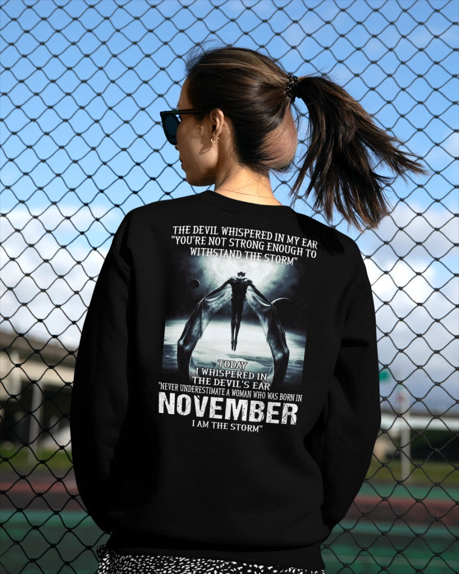 NOVEMBER - NEVER UNDERESTIUNDER A WOMAN - I AM THE STORM-FMA-(SKU-CHAUU-11)