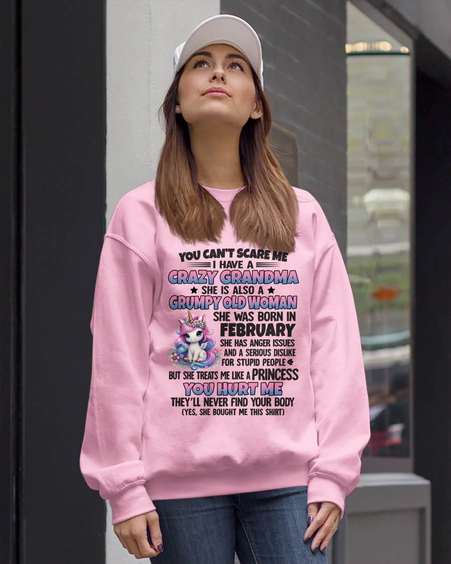 FEBRUARY - YOU CAN'T SCARE ME - GIFT FROM GRANDMA - NINA02 (SKU09-106-02)