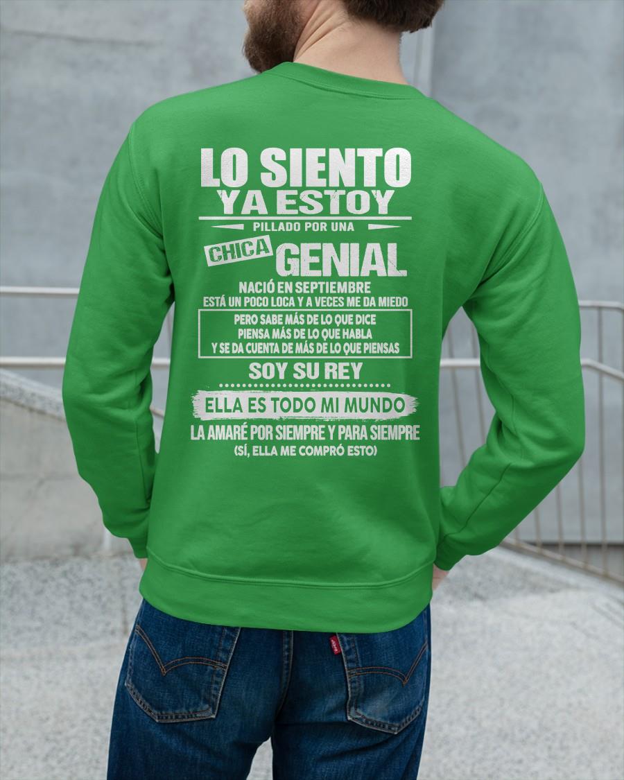Septiembre - Chica genial nació en septiembre - Regalo especial para novio - Black - T09 (SKU05-80-09)