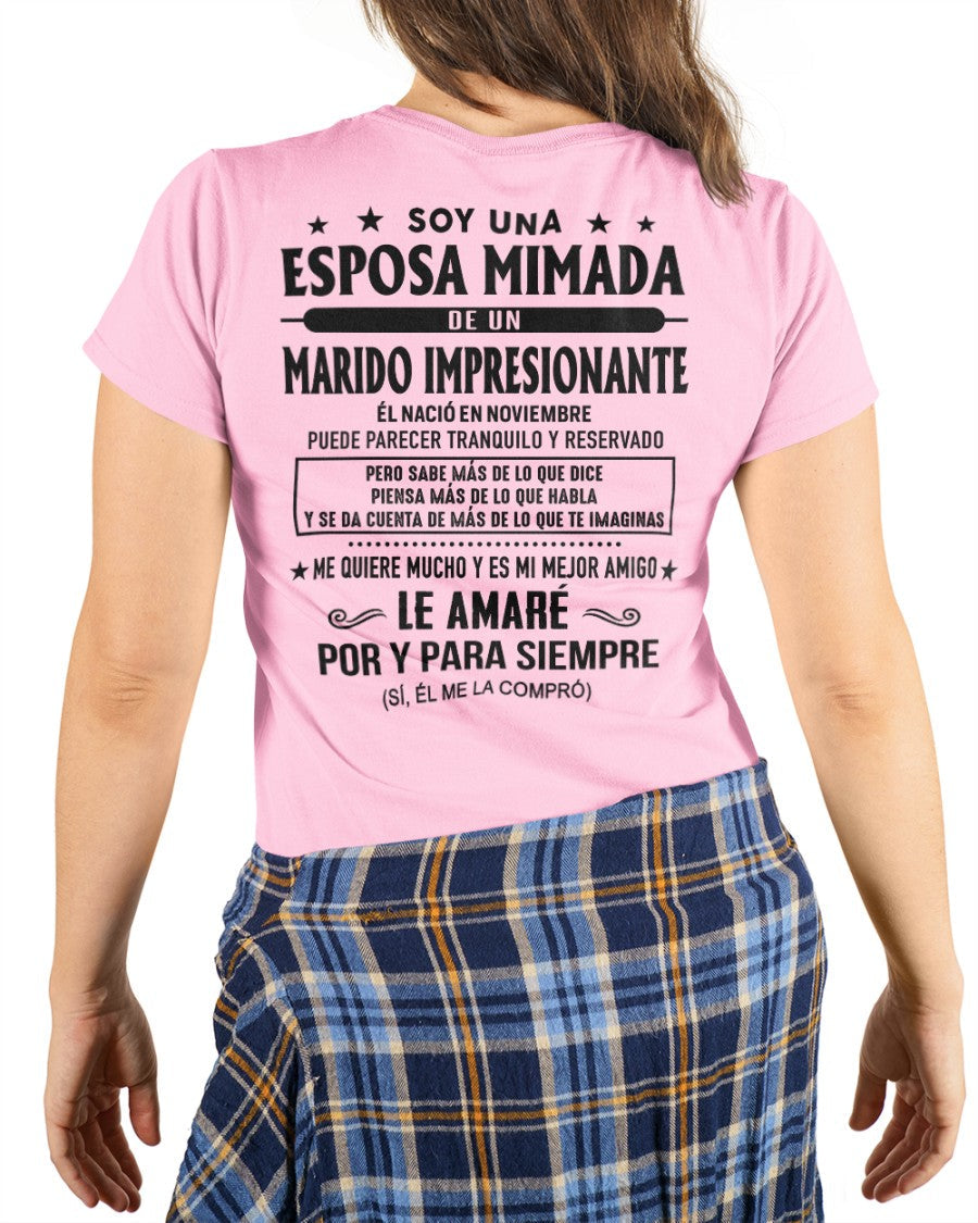 Noviembre - Marido impresionante nacido en noviembre - Regalo especial para tu esposa - T11 (SKU05-81-11)