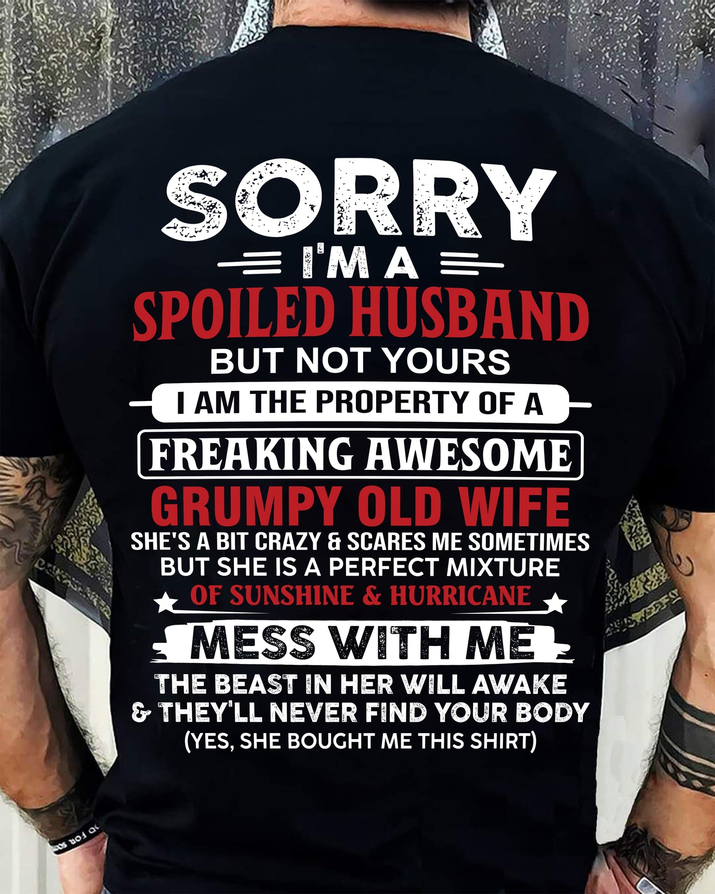 Spoiled Husband - Perfect Gift From Wife - LUNA00 (SKU11-02-00)