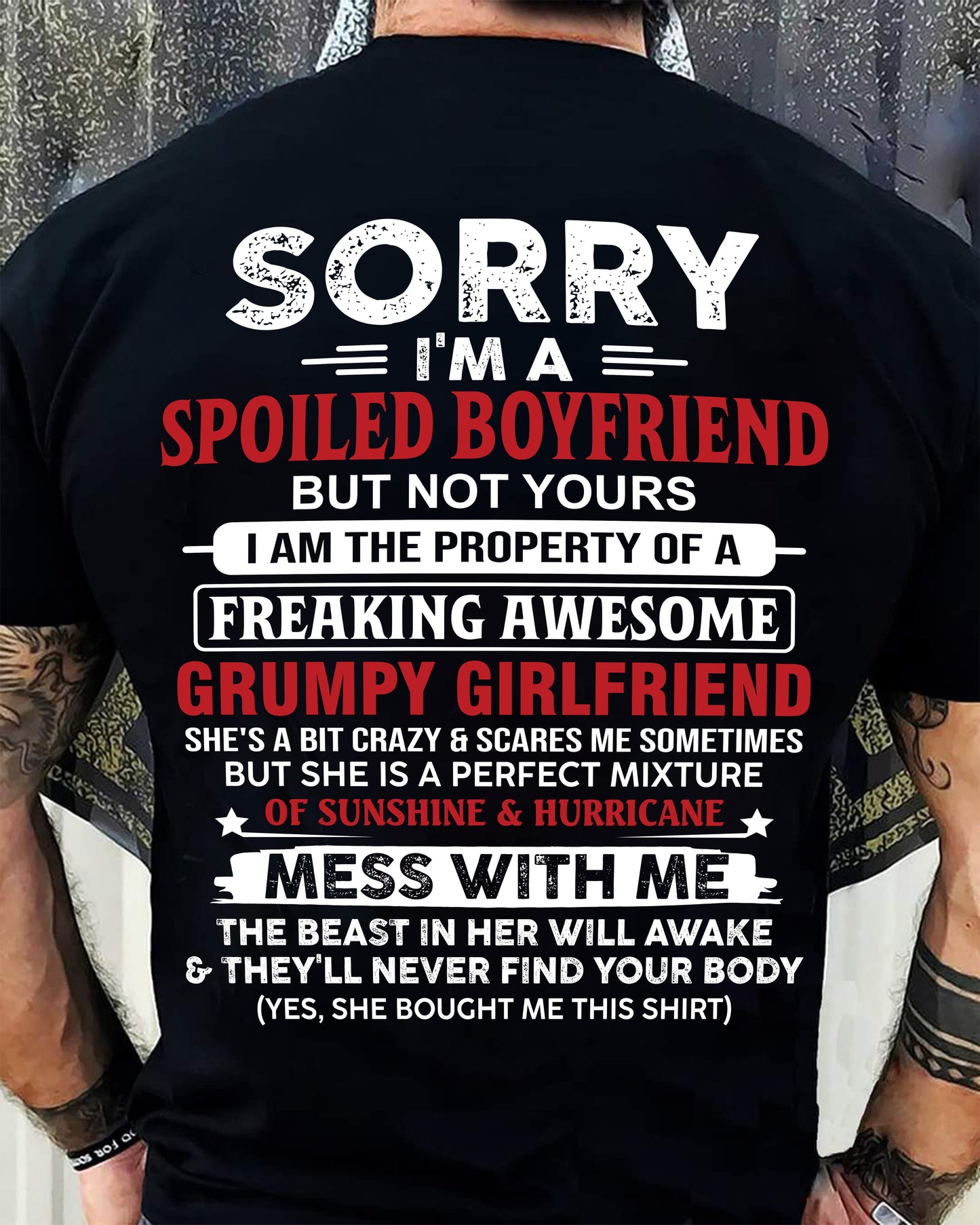 Spoiled Boyfriend - Perfect Gift From Girlfriend - LUNA00 (SKU11-18-00)
