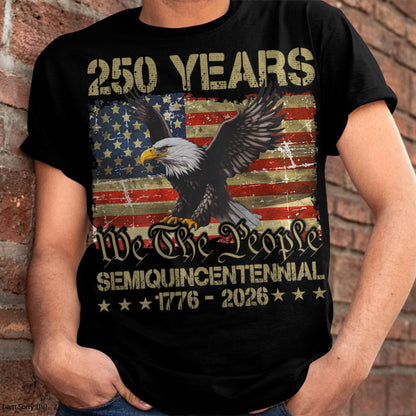 U.S 250th BIRTHDAY T-SHIRT - LUNA250 (SKU26T-0184)
