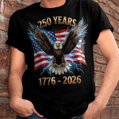 U.S 250th BIRTHDAY T-SHIRT - LUNA250 (SKU26T-0187)