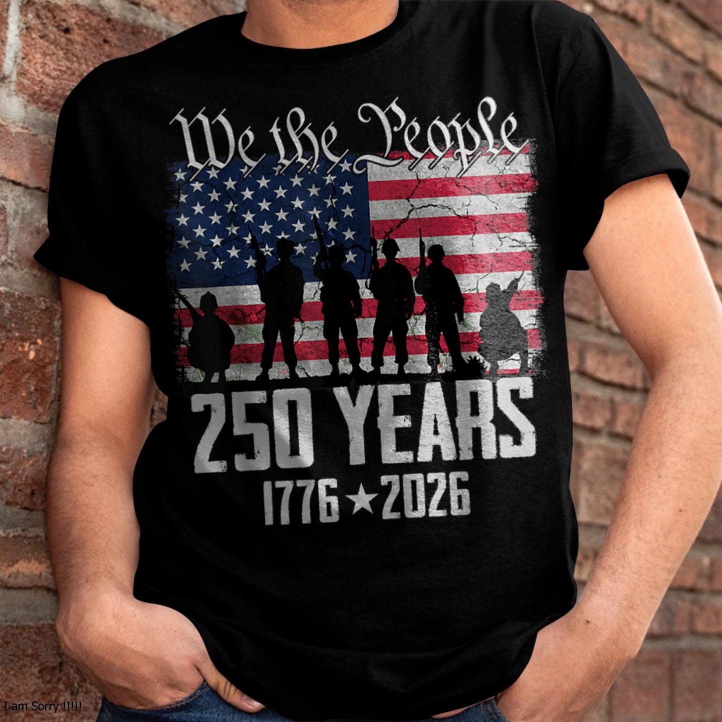 U.S 250th BIRTHDAY T-SHIRT - LUNA250 (SKU26T-0183)