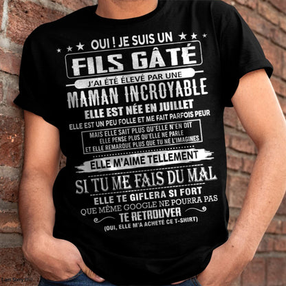 JUILLET - FILS GÂTÉ – CADEAU DE MAMAN - EBIL07 (SKU26T-0172-07)