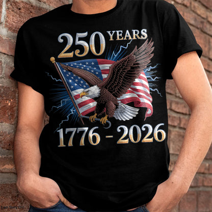 U.S 250th BIRTHDAY T-SHIRT - LUNA250 (SKU26T-0185)