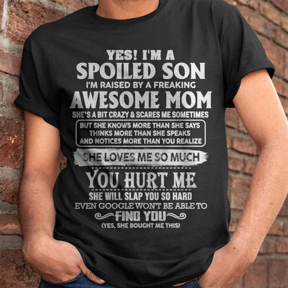 Awesome Mom - Perfect Gift For Your Spoiled Son From Mom - LUNA00 (SKU05-47-00)