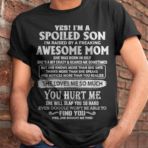 July - Awesome Mom - Perfect Gift For Your Son From Mom - LUNA07 (SKU05-47-07)