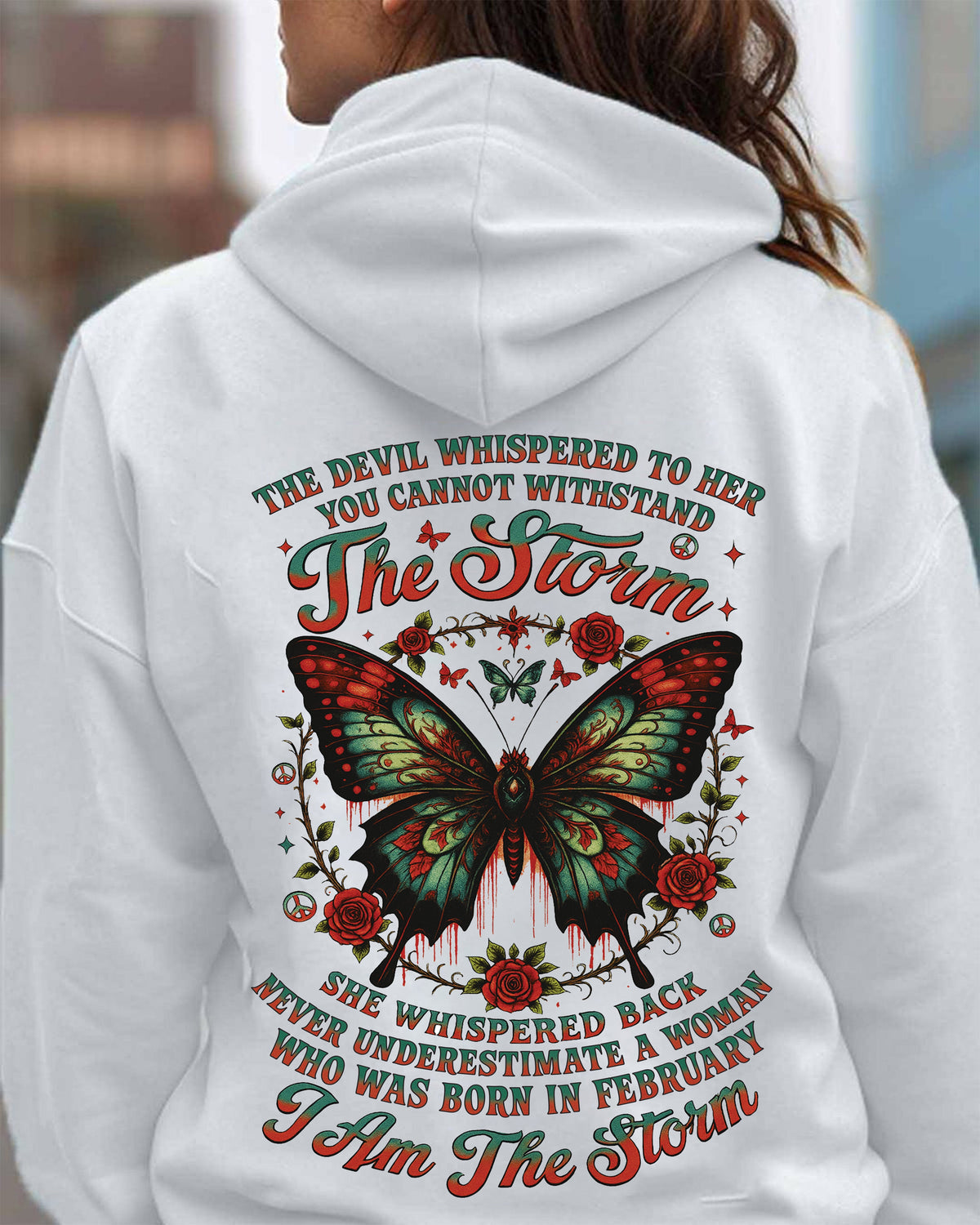The Devil Whispered to Her – I Am the Storm February Woman Shirt - LUNA02 FMA (SKU10-72-02)