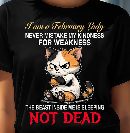 FEBRUARY SHIRT, THE BEAST INSIDE ME IS SLEEPING NOT DEAD - FMA LUNA02 (SKU2604-160-02)