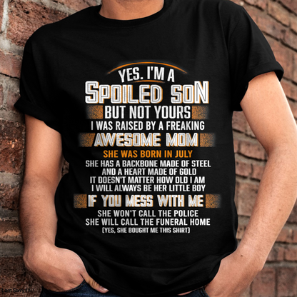 JULY - Raised By A Freaking Awesome Mom - FROM MOM TO SON - LUNA07 (SKU26T-01-45-07)