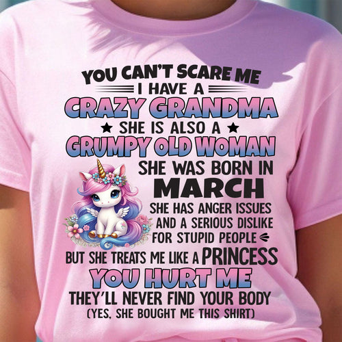 MARCH - YOU CAN'T SCARE ME - GIFT FROM GRANDMA - LUNA03 (SKU09-106-03)