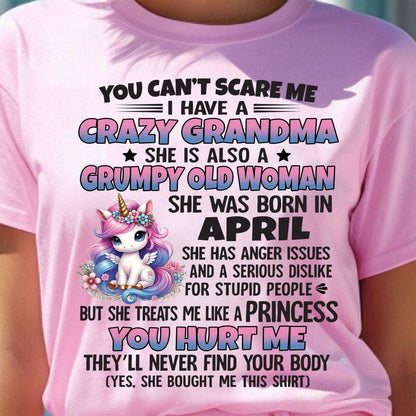 APRIL - YOU CAN'T SCARE ME - GIFT FROM GRANDMA - LUNA04 (SKU09-106-04)