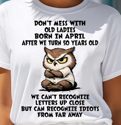 APRIL SHIRT, RECOGNIZE IDIOTS FROM FAR AWAY - FMA LUNA04 (SKU2604-76-04)