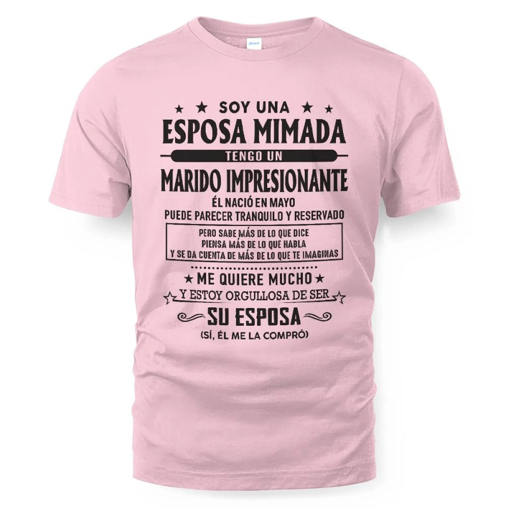 Mayo – Esposo increíble nacido en mayo – Regalo especial para tu esposa – LUNA05 (SKU03-11-05)