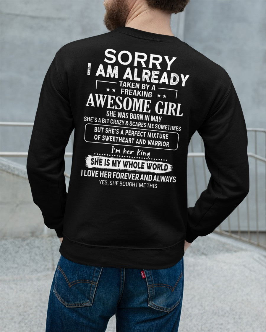 May - Awesome girl - Perfect gift for your boyfriend - (SKU04-86-05) - From Wife LUNA05