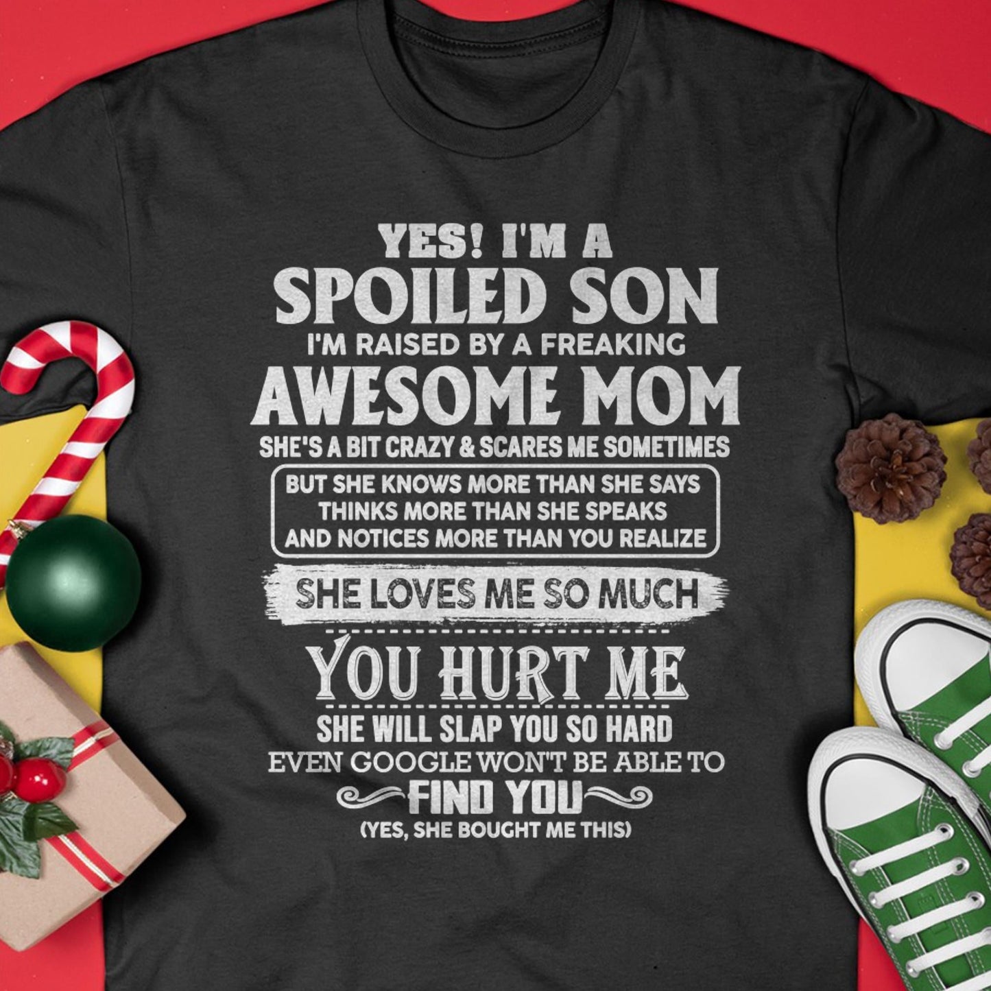 Awesome Mom - Perfect Gift For Your Spoiled Son From Mom - LUNA00 (SKU05-47-00)