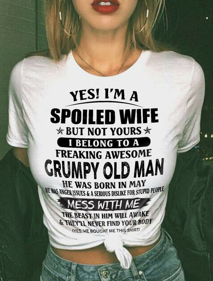 Grumpy Old Man May – Perfect gift for wife From Husband – LUNA05 (SKU08-63-05)