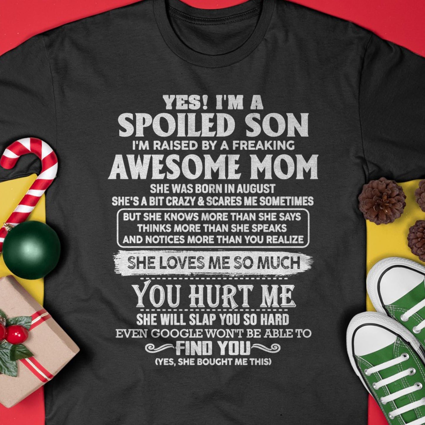August - Awesome Mom - Perfect Gift For Son From Mom - LUNA08 (SKU05-47-08)
