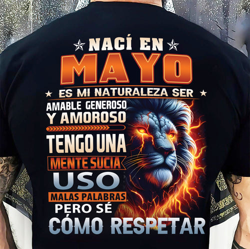 MAYO - MENTE SUCIA PERO SÉ RESPETAR - REGALO DE CUMPLEAÑOS PARA HOMBRES - LUNA05sp (SKU10-68-05)
