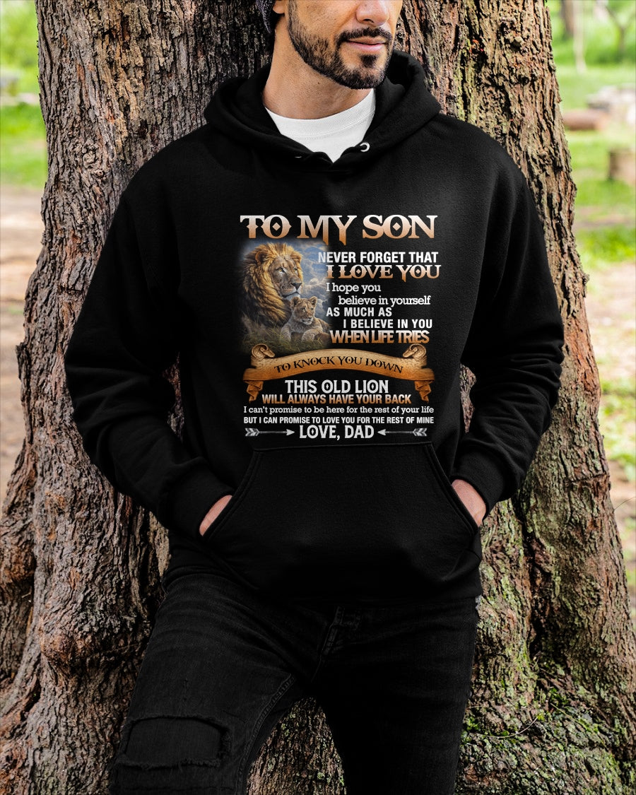 To My Son T-Shirt – Gift From Dad / Man - LUNA00 (SKU12-76)