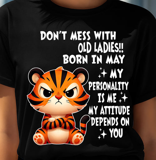 MAY SHIRT, MY ATTITUDE DEPENDS ON YOU - FMA LUNA05 (SKU2604-60-05)