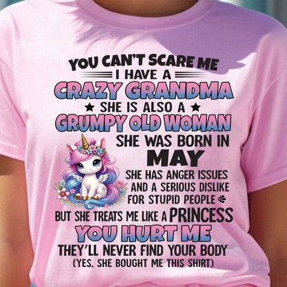 MAY - YOU CAN'T SCARE ME - GIFT FROM GRANDMA - LUNA05 (SKU09-106-05)