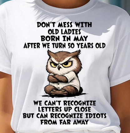 MAY SHIRT, RECOGNIZE IDIOTS FROM FAR AWAY - FMA LUNA05 (SKU2604-76-05)