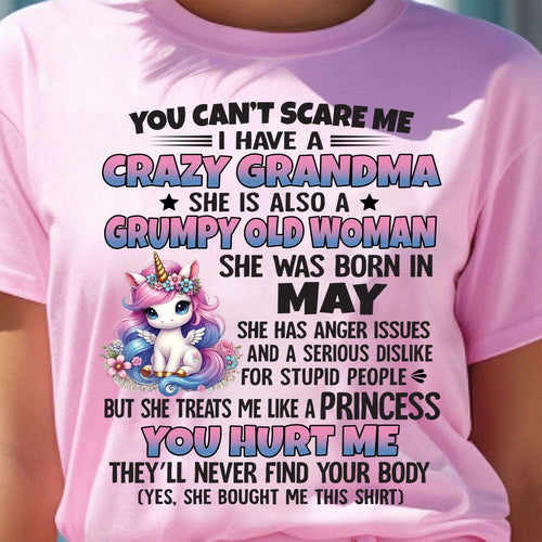 MAY - YOU CAN'T SCARE ME - GIFT FROM GRANDMA - LUNA05 (SKU09-106-05)