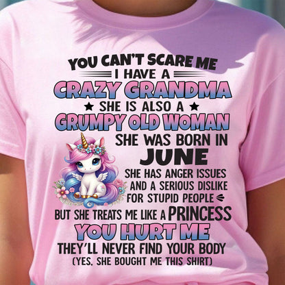 JUNE - YOU CAN'T SCARE ME - GIFT FROM GRANDMA - LUNA06 (SKU09-106-06)
