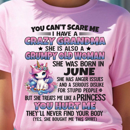 JUNE - YOU CAN'T SCARE ME - GIFT FROM GRANDMA - LUNA06 (SKU09-106-06)