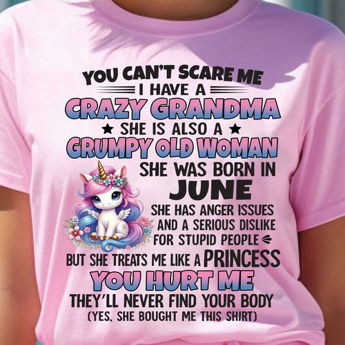 JUNE - YOU CAN'T SCARE ME - GIFT FROM GRANDMA - LUNA06 (SKU09-106-06)