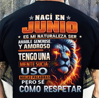 JUNIO - MENTE SUCIA PERO SÉ RESPETAR - REGALO DE CUMPLEAÑOS PARA HOMBRES - LUNA06sp (SKU10-68-06)