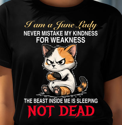 JUNE SHIRT, THE BEAST INSIDE ME IS SLEEPING NOT DEAD - FMA LUNA06 (SKU2604-160-06)